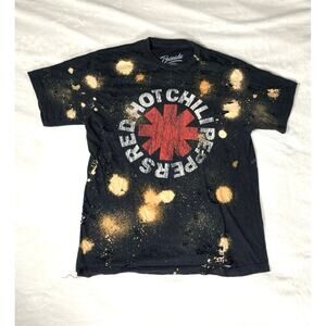 Red Hot Chili Peppers Distressed Bleach Tee M